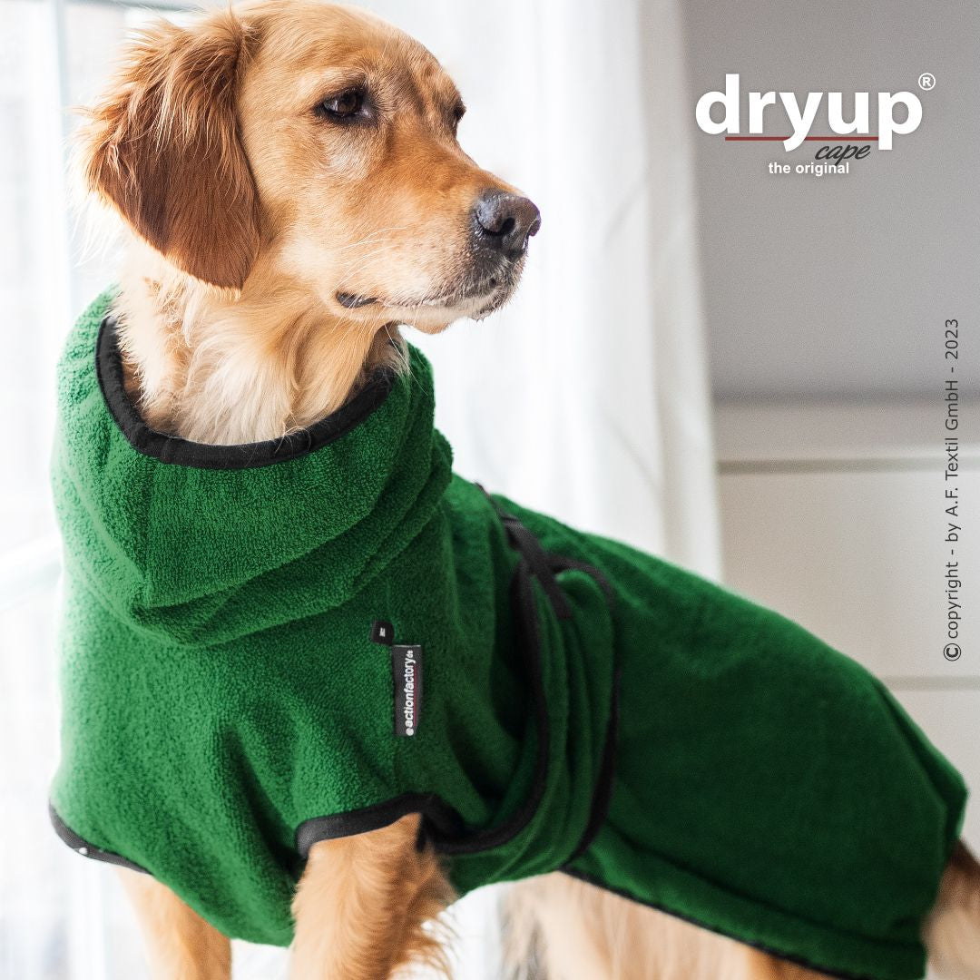 Dryup cape - Donkergroen
